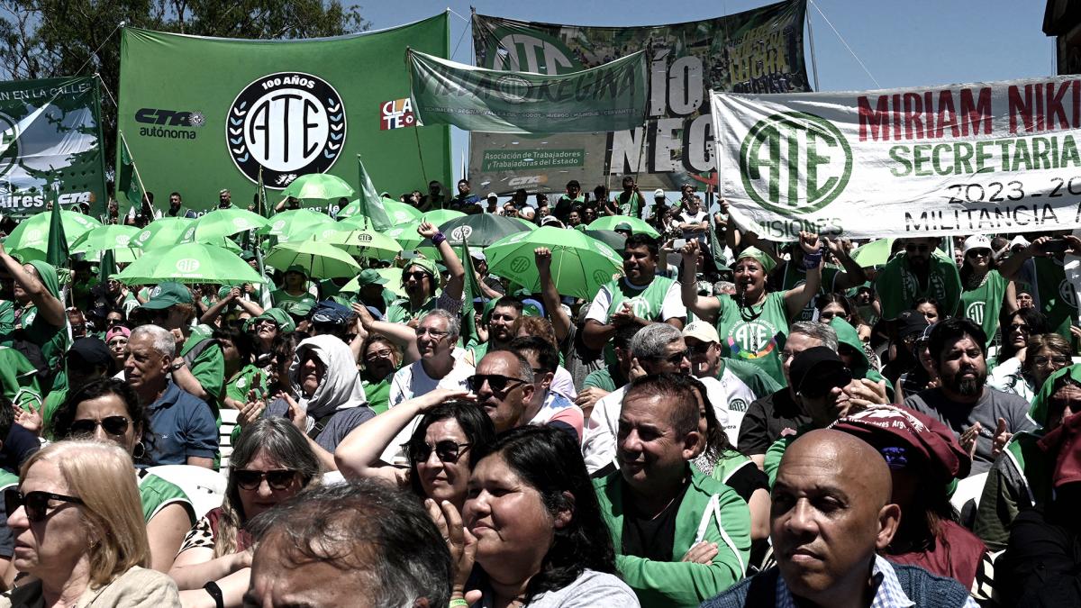 A los estatales nos siguen sobrando motivos para avanzar hacia una nueva medida de fuerza nacional informaron desde la organizacin Foto archivo Leo Vaca