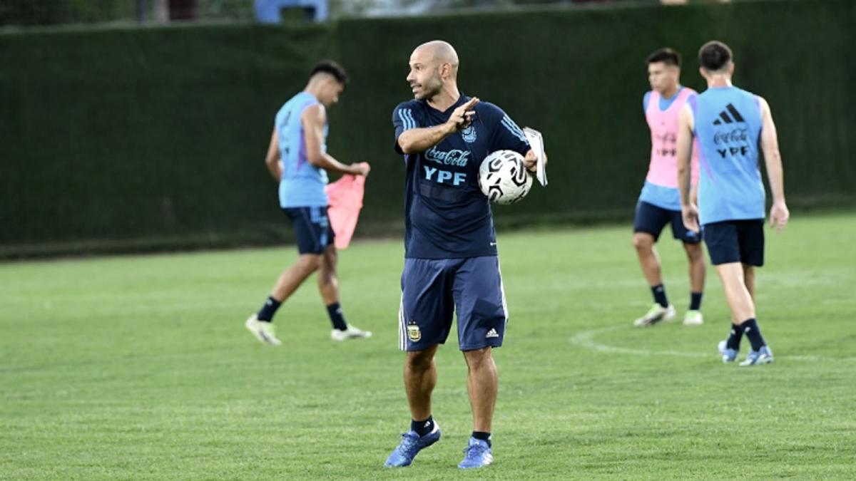 El equipo dirigido por Javier Mascherano jugar el primer partido de la primera fecha del grupo B XArgentina