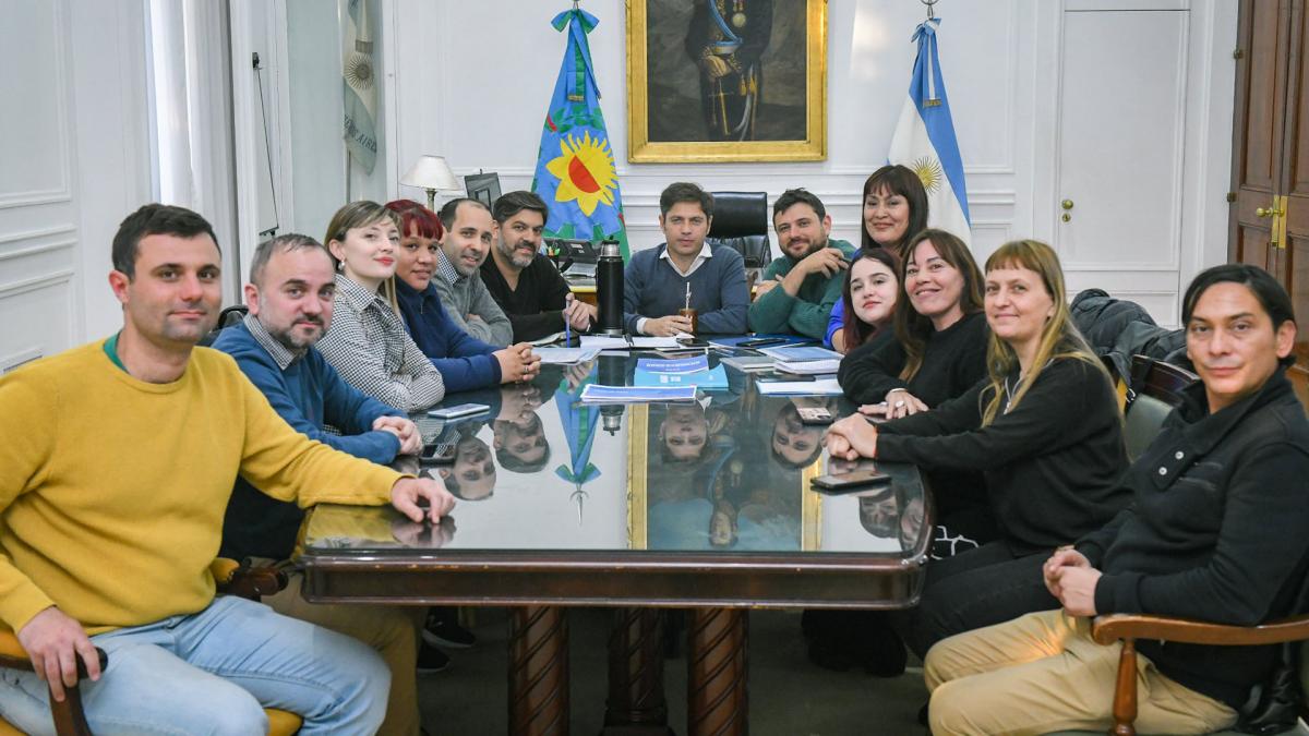 Axel Kicillof y Juan Grabpis Foto X