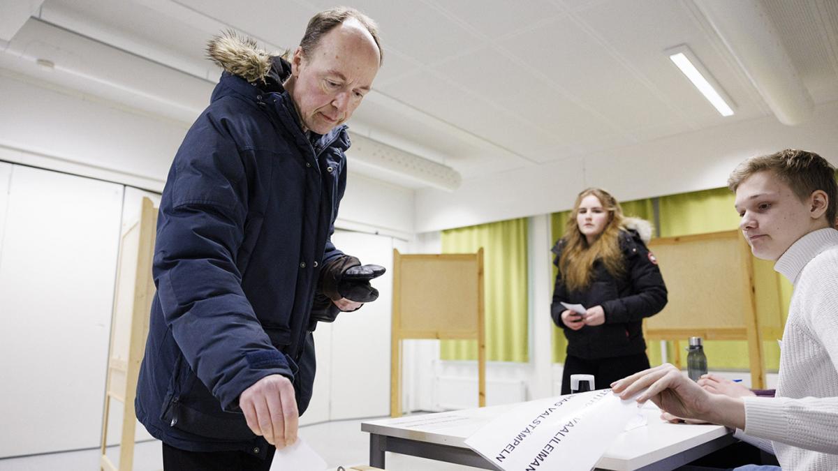 Jussi Hallaaho candidato de la ultraderecha Foto AFP