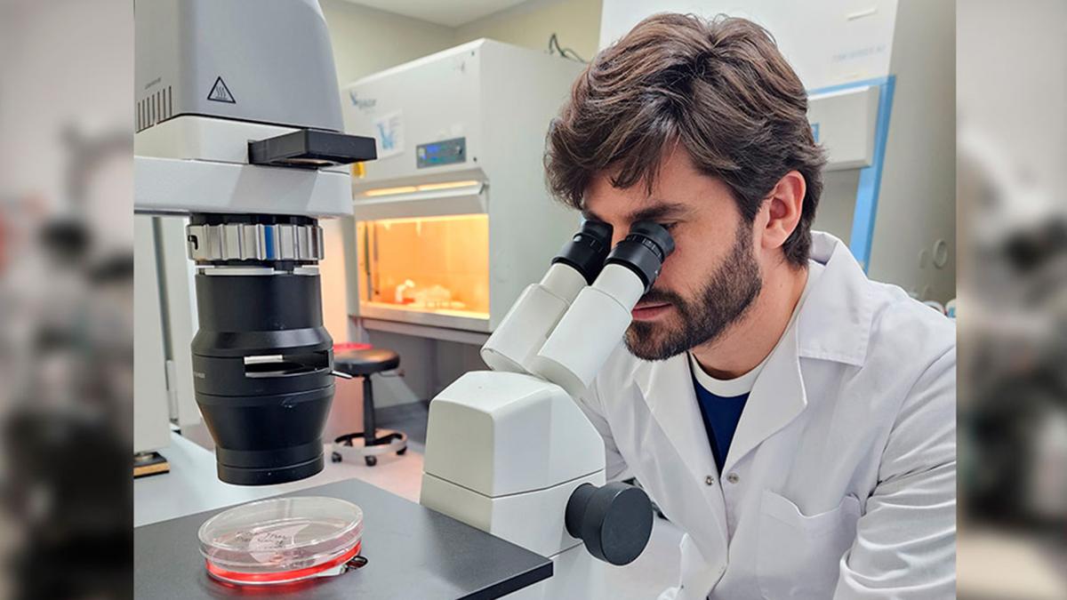 Maximiliano Ferrero investigador del Laboratorio Husped de IBioBA Foto IBIoBA