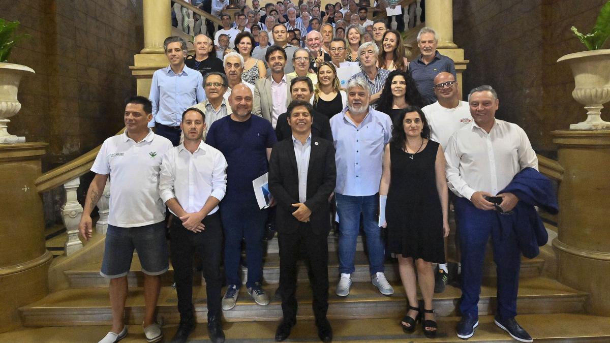 Kicillof se reuni con cmaras empresariales y de la produccin para analizar la coyuntura poltica Foto Prensa GPBA