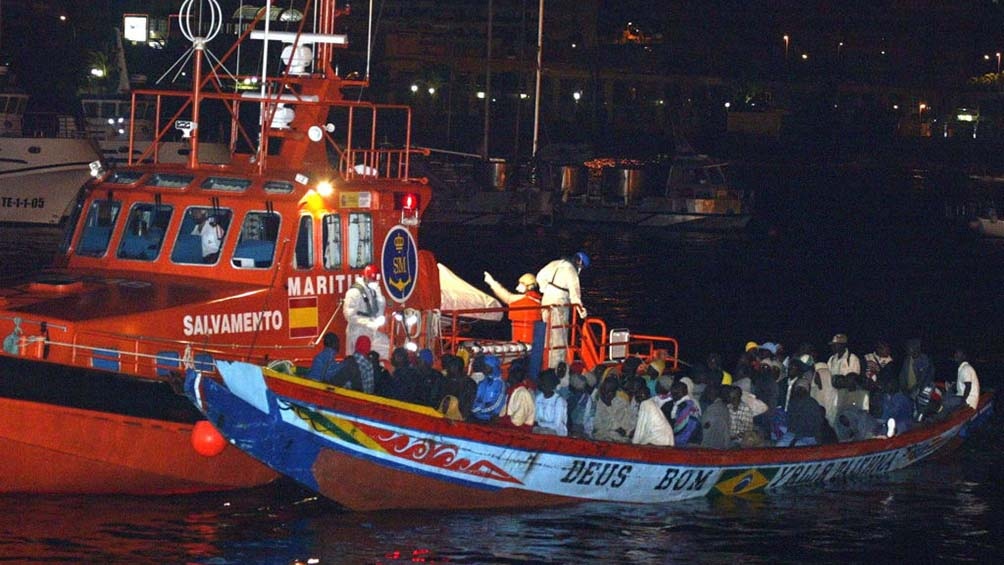 Los inmigrantes que llegan a las islas Canarias proceden sobre todo de Marruecos y Senegal