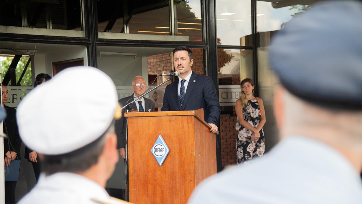 Luis Petri encabez el acto de Aniversario CITEDEF Foto Ministerio de Defensa