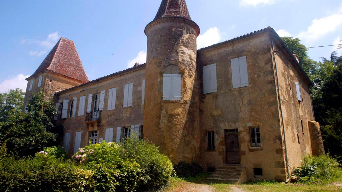 El castillo de Castelmore de casi 700 metros cuadrados est situada en el pueblo de Lupiac en Gers suroeste de Francia y a 120 kms de Toulouse Foto AFP