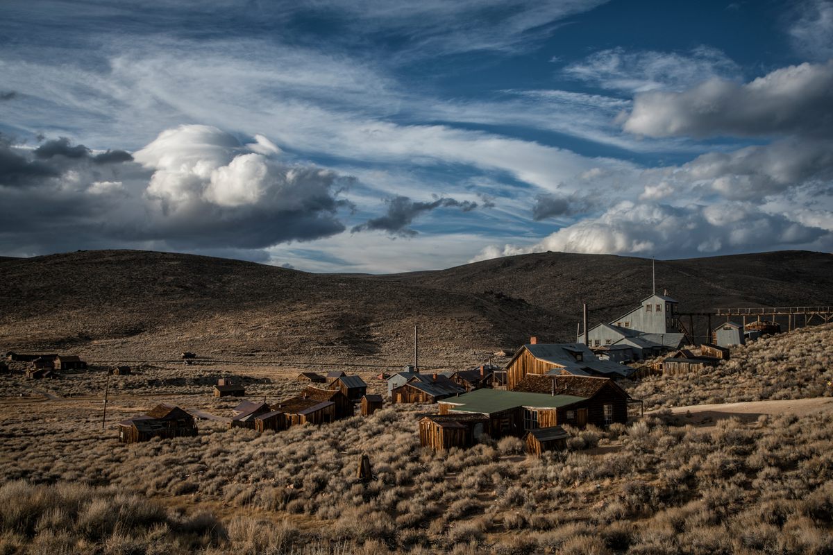 La ciudad fantasma de Bodie, California. 