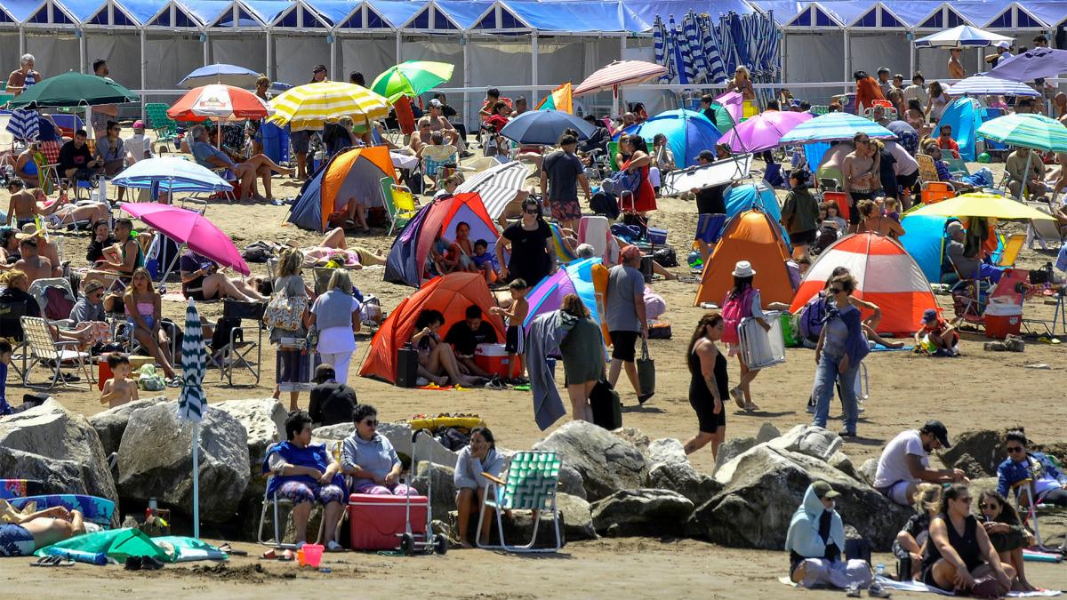 Mar del Plata promedi el 85 por ciento de ocupacin Foto Alejandro Moritz 