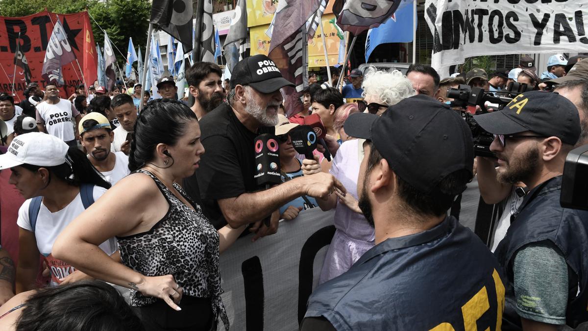 Pietragalla cuestion la intervencin de las fuerzas federales Polica Federal Gendarmera Nacional y Prefectura Naval Foto Nacho Snchez