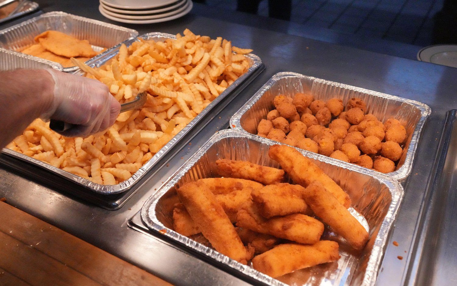 Los Hush Puppies son un acompañamiento común en los eventos de pescado frito de St. Louis.