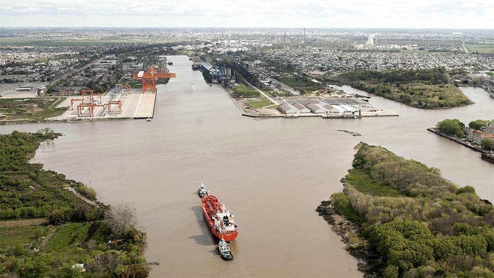 El puerto de La Plata un ejemplo de integracin Foto Archivo