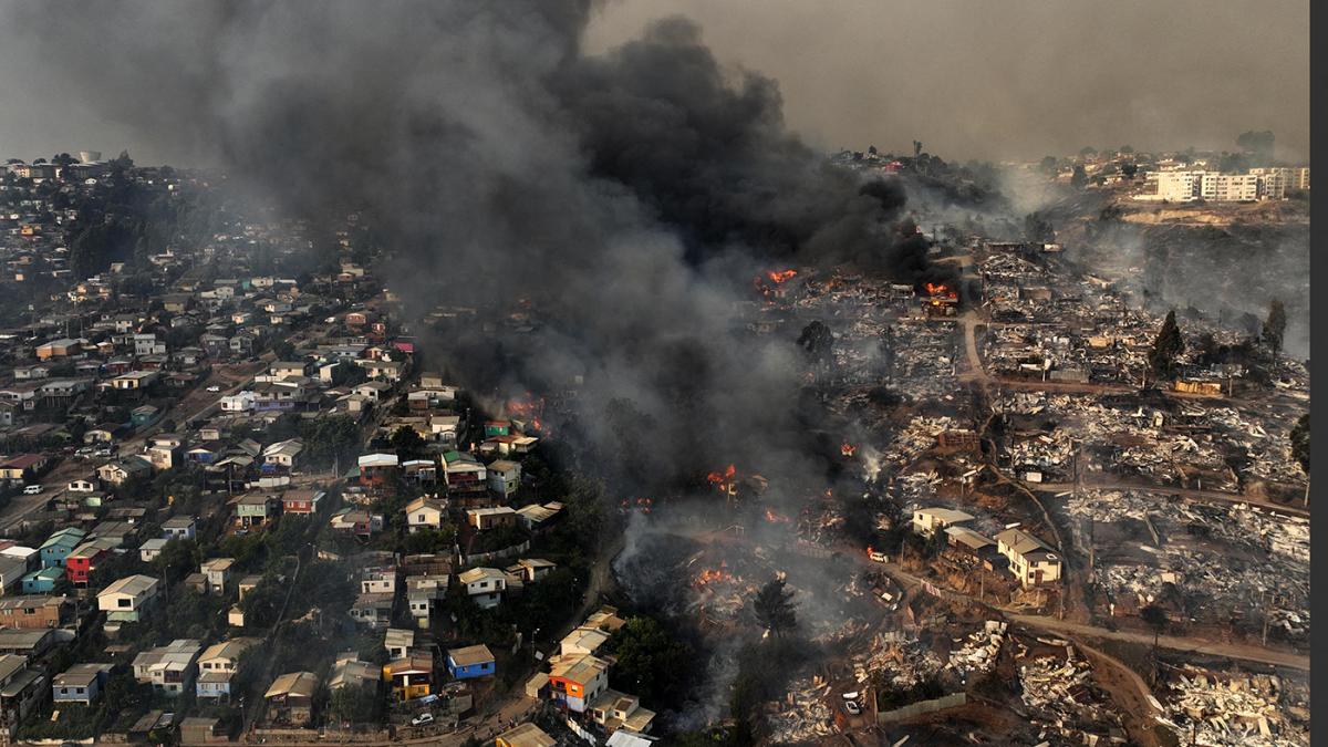 Hasta el momento 29115 hectreas fueron consumidas por las llamas Foto AFP