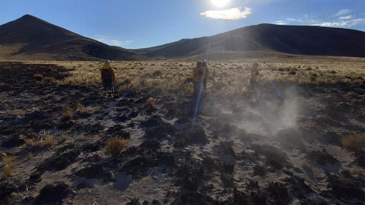 Un nuevo foco gneo que fue controlado tras varias horas de lucha se produjo en el Parque Nacional Nahuel Huapi Foto Prensa ANP