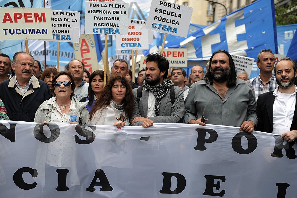 Los docentes nucleados en Ctera se movilizarn el lunes en todo el pas Foto Archivo