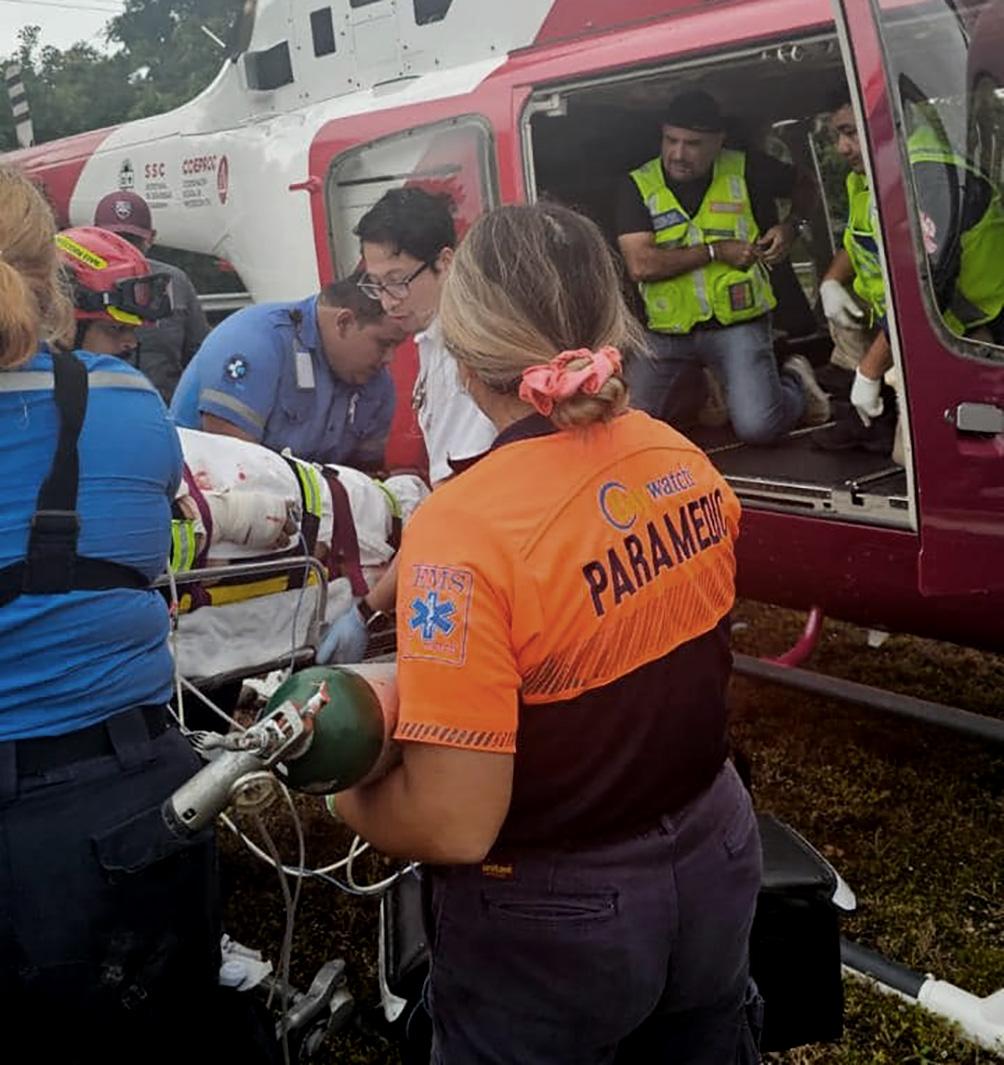 Siguen en estado grave las personas que estn internadas tras el accidente Foto FB Municipio Oficial