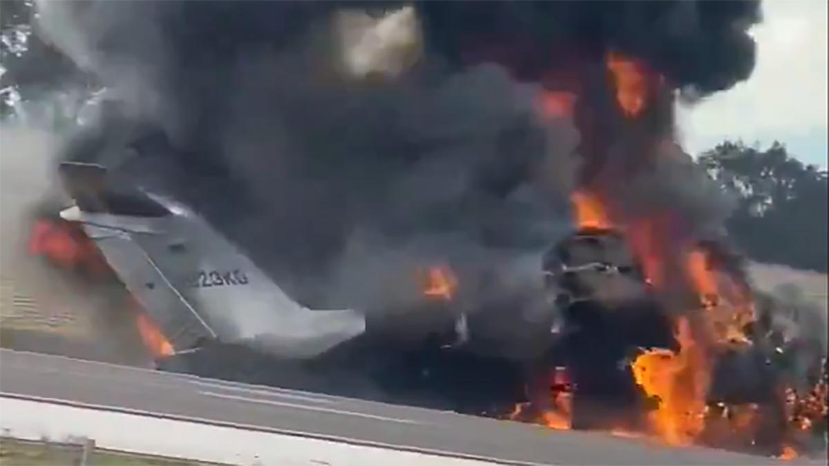 El accidente ocurri sobre las 15H15 20H15 GMT en la carretera Interestatal 75 cerca de Naples Captura de video X