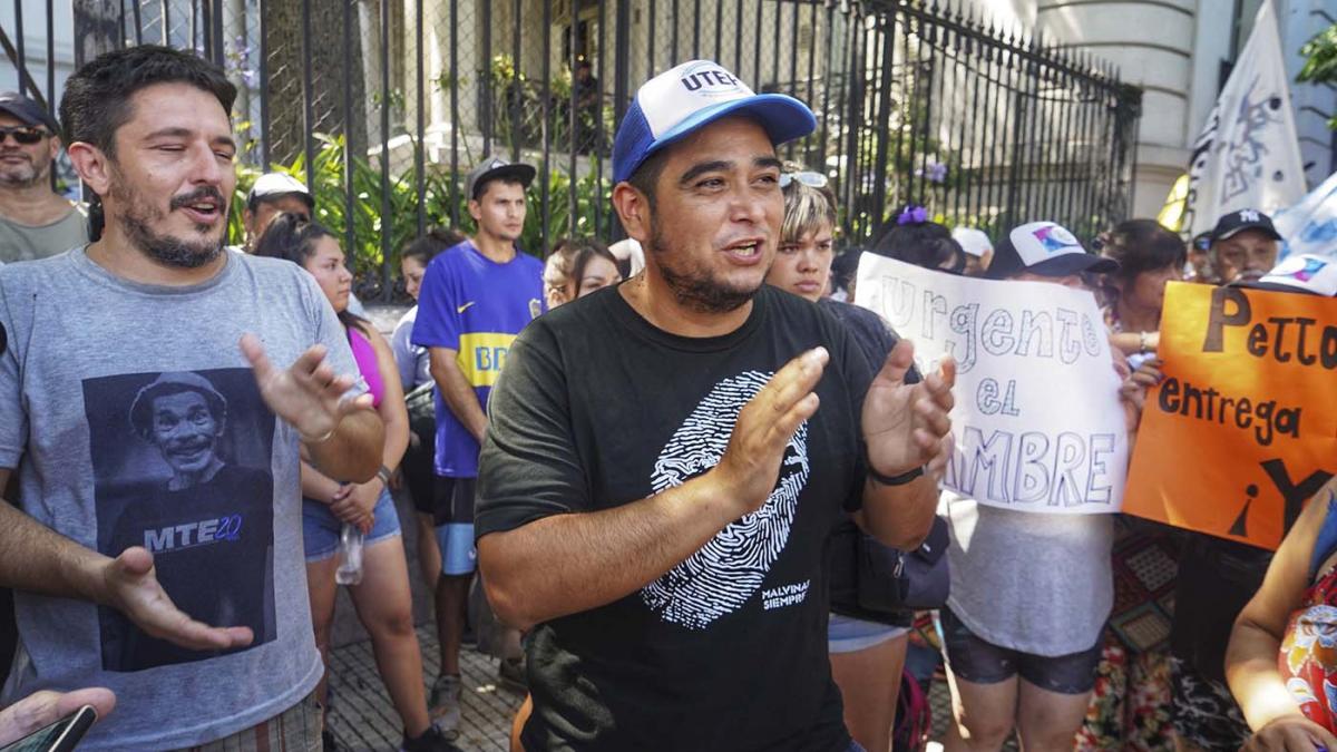 La UTEP se moviliza a la sede del Ministerio de Economa