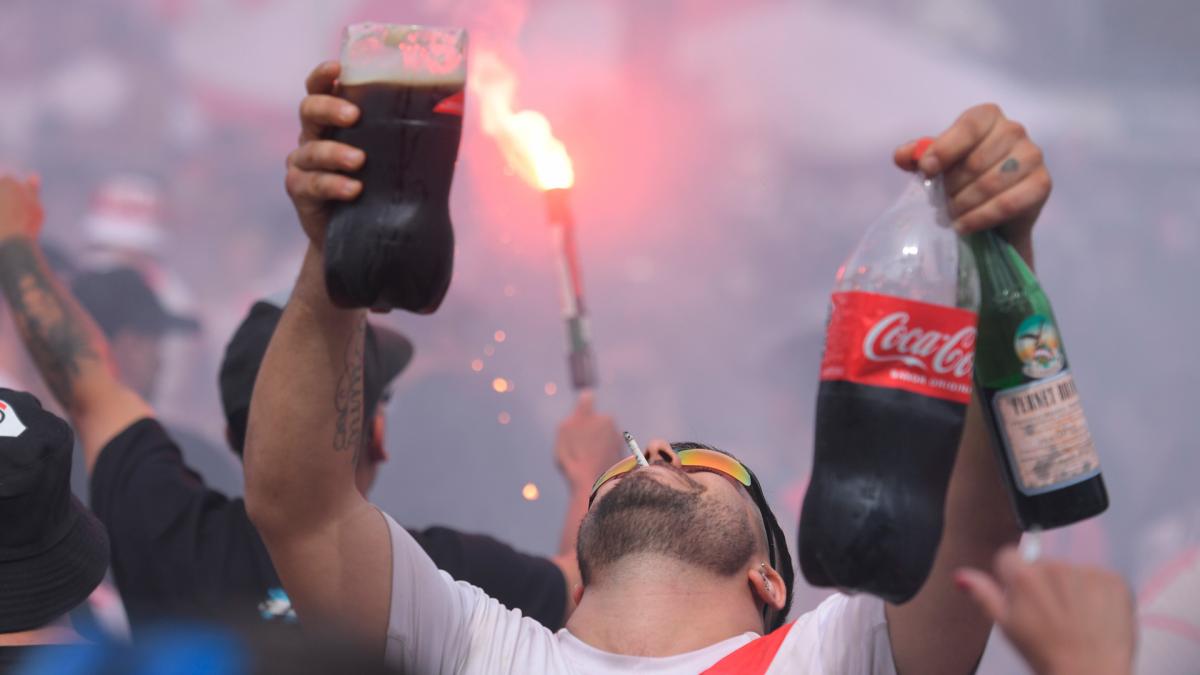 La fiesta de los millonarios antes del partido Foto Julin lvarez 