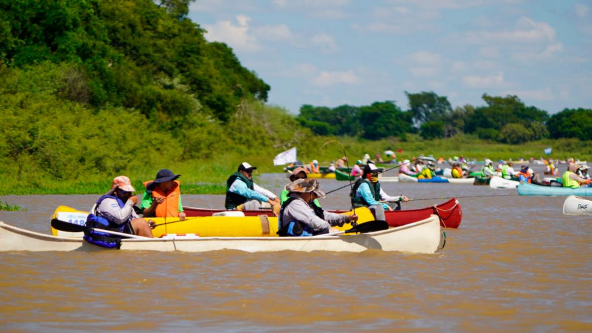 Este sbado comenzar la competencia de pesca embarcada a remo mientras que el domingo ser el turno de la pesca embarcada a motor Foto Prensa