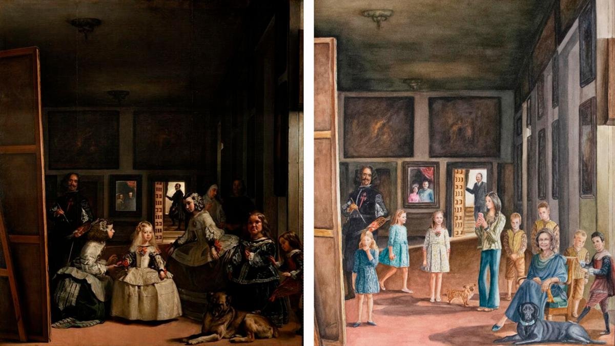 Las Meninas en el siglo XVII y en el siglo XXI