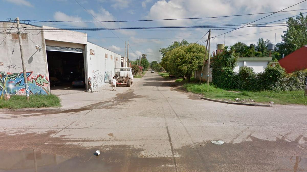 El lugar donde el gendarme mat a un motochorro en Moreno Foto captura de Street View