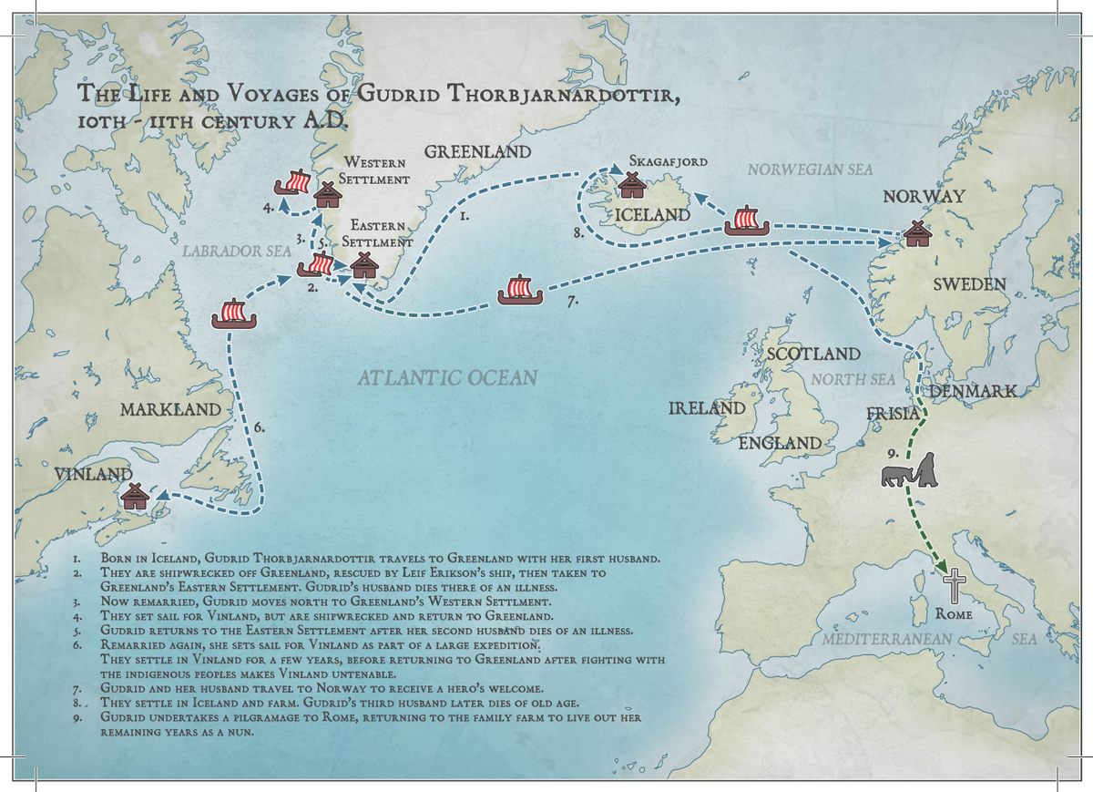 Los vikingos cruzaron el Atlántico casi 500 años antes de que lo hiciera Cristóbal Colón.