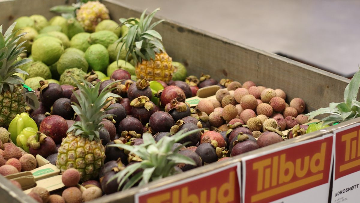 Mangostán, guayaba, piña, lichi y carambola en el Solfestuka Fruktfest.