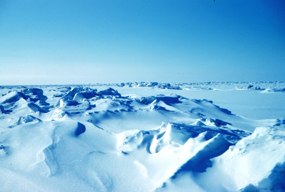 Lleno de crestas de hielo, el mar de Beaufort frente a la costa norte de Alaska forma parte del ECS ártico, la mayor expansión territorial de EE.UU.