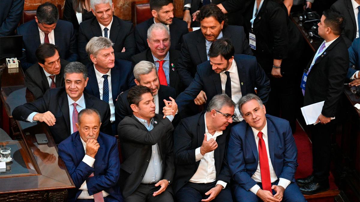 Kicillof no se expres tras el discurso presidencial Foto Victoria Gesualdi