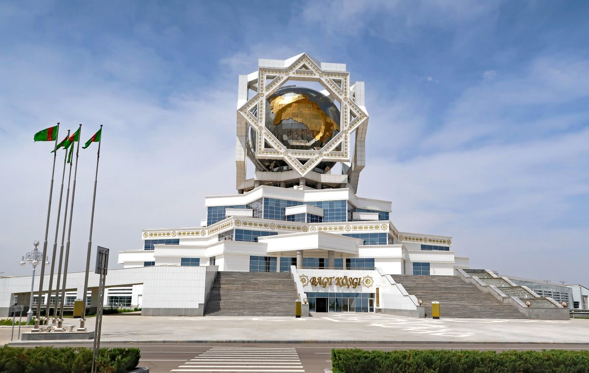 Palacio de bodas de Ashgabat.