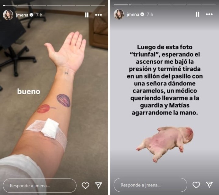 Jimena Barón se sometió a un análisis de sangre previo a anunciar si sería mamá de una nena o un varón. | Fotos: Instagram