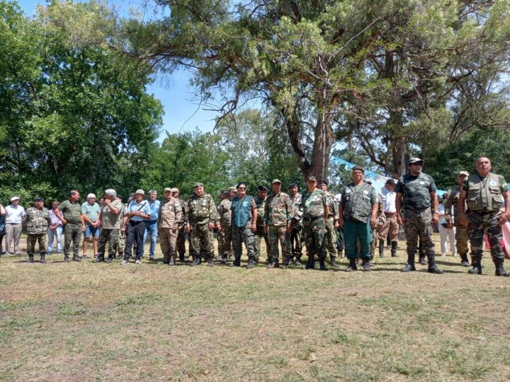 Veteranos de Malvinas también concurrieron al evento. 