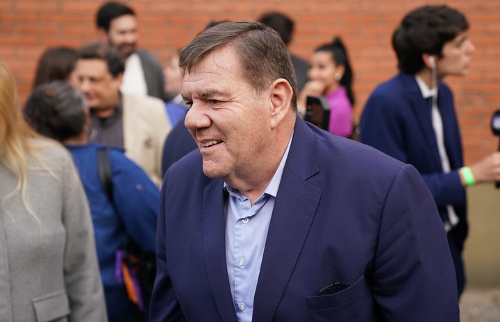 Guillermo Montenegro en el relanzamiento del partido político PRO. Foto Juano Tesone