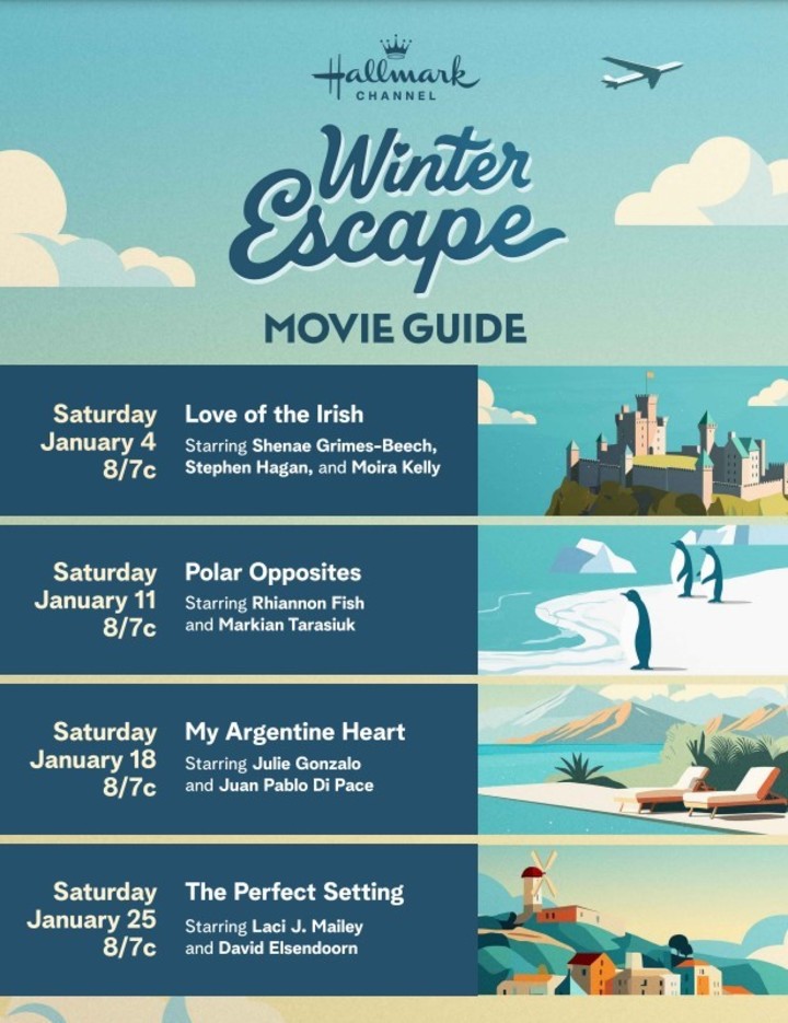 My Argentina Heart formó parte de un especial de Hallmark Channel llamado "Winter Escape".