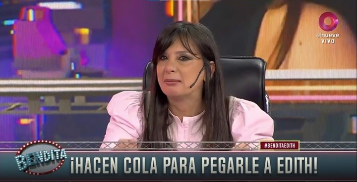 Edith Hermida negó ser "mala compañera" de trabajo. Captura TV