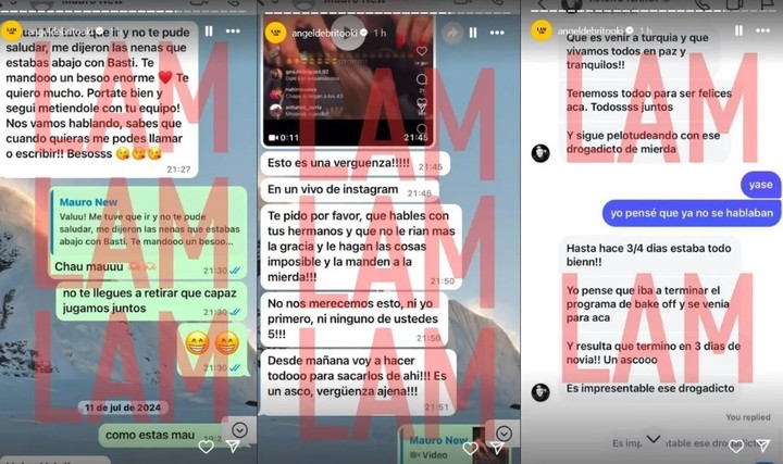 Así intentó persuadir Mauro Icardi a Valentino López para que intercediera en el noviazgo de Wanda Nara y L-Gante. | Foto: Instagram