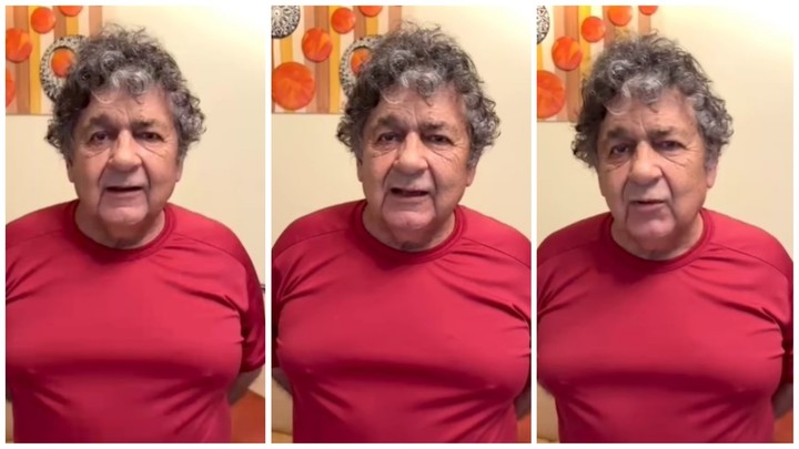 Cacho Deicas grabó un video para agradecer los numerosos saludos de cumpleaños que recibió. Foto: capturas video Instagram.