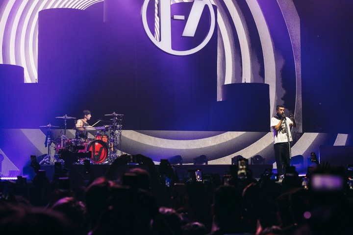 Twenty One Pilots en vivo en Movistar Arena. Foto de prensa gentileza Irish Suárez.