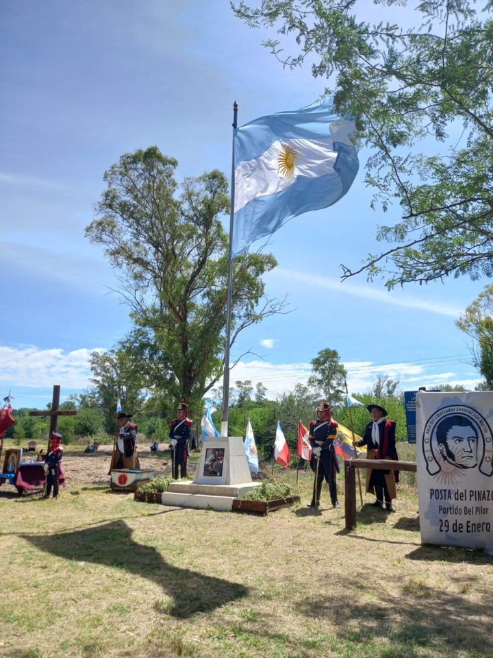 La posta del Pinazo es la zona exacta por la que pasó San Martín con los granaderos. 