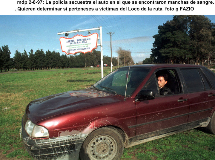 El dueño de la discoteca "Jardín Boliviano" fue uno de los sospechosos. En su auto se encontraron restos de sangre. Foto: Clarín.