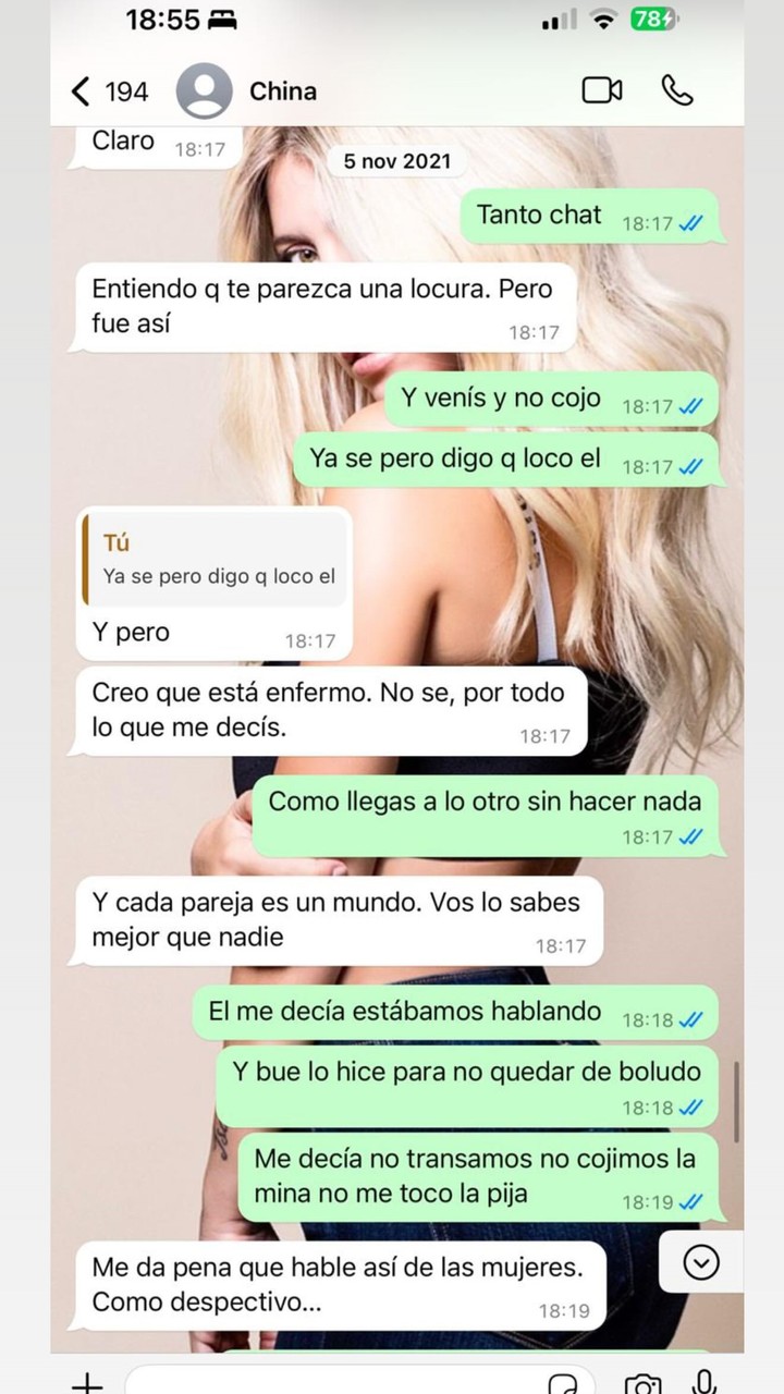 Chats entre Wanda Nara y la China Suárez sobre Mauro Icardi. Foto: Instagram