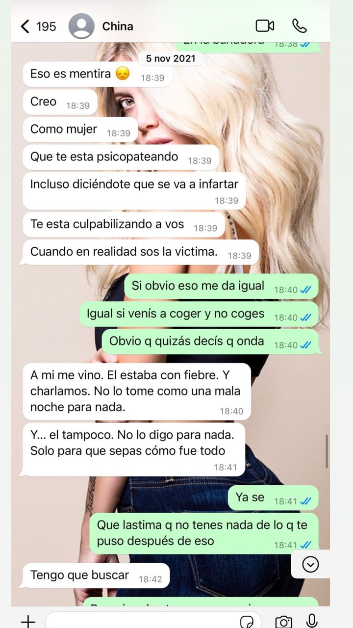 Chats entre Wanda Nara y la China Suárez sobre Mauro Icardi. Foto: Instagram