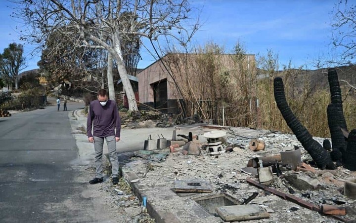 Todo el barrio quedó destruido (AFP).