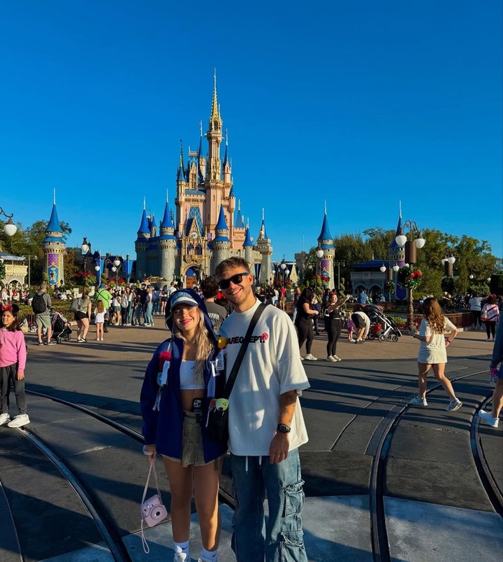 Las fotos de Coty y Nacho en Disney. Foto: Instagram