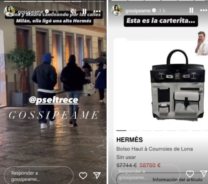 Pochi de Gossipeame reveló el valor de la cartera que le regaló Mauro Icardi a la China Suárez.