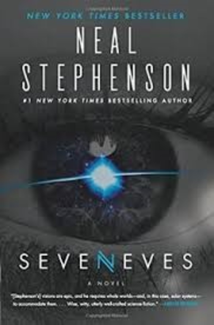 Seveneves, libro de Neal Stephenson. Penguin Random House.