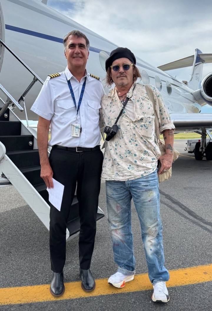 Johnny Depp está en Argentina. Foto: Instagram