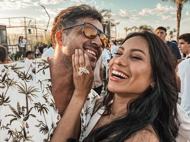 Juan Pablo y Silvana, cuando estaban enamorados. Foto: Instagram