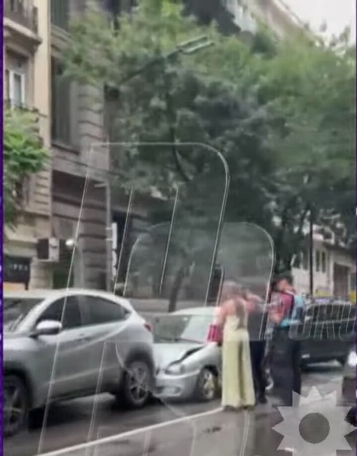 Anamá Ferreira sufrió un fuerte accidente en Recoleta. Foto: Captura TV