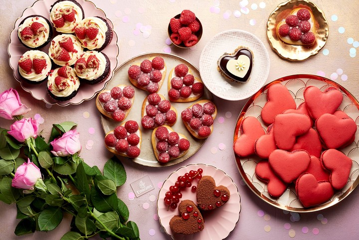 Rico y rosado, delicias de San Valentín. Foto Emirates