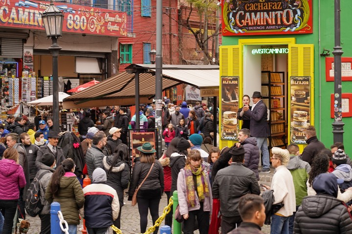 Caminito, barrio de la Boca. Identidad de la ciudad de Buenos Aires./ Martín Bonetto CLARIN. 